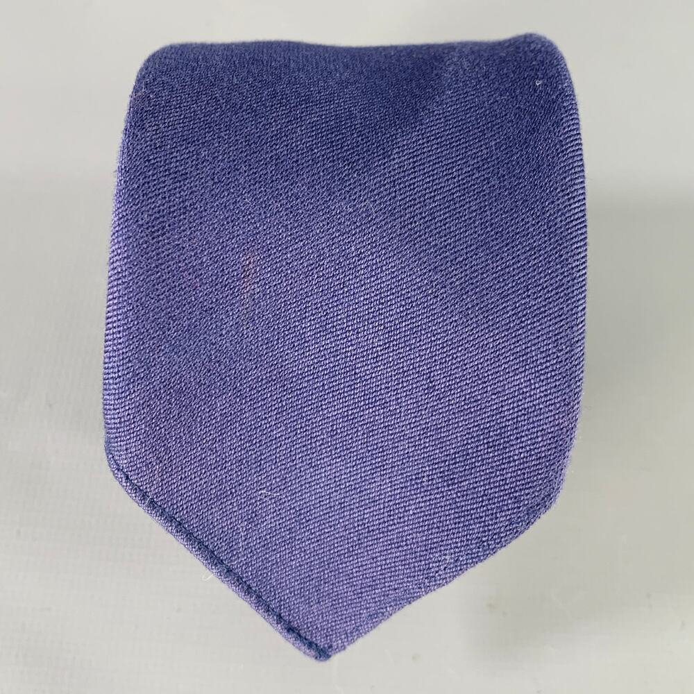 GUCCI Grey Navy Orange Stripe Skinny Silk Tie